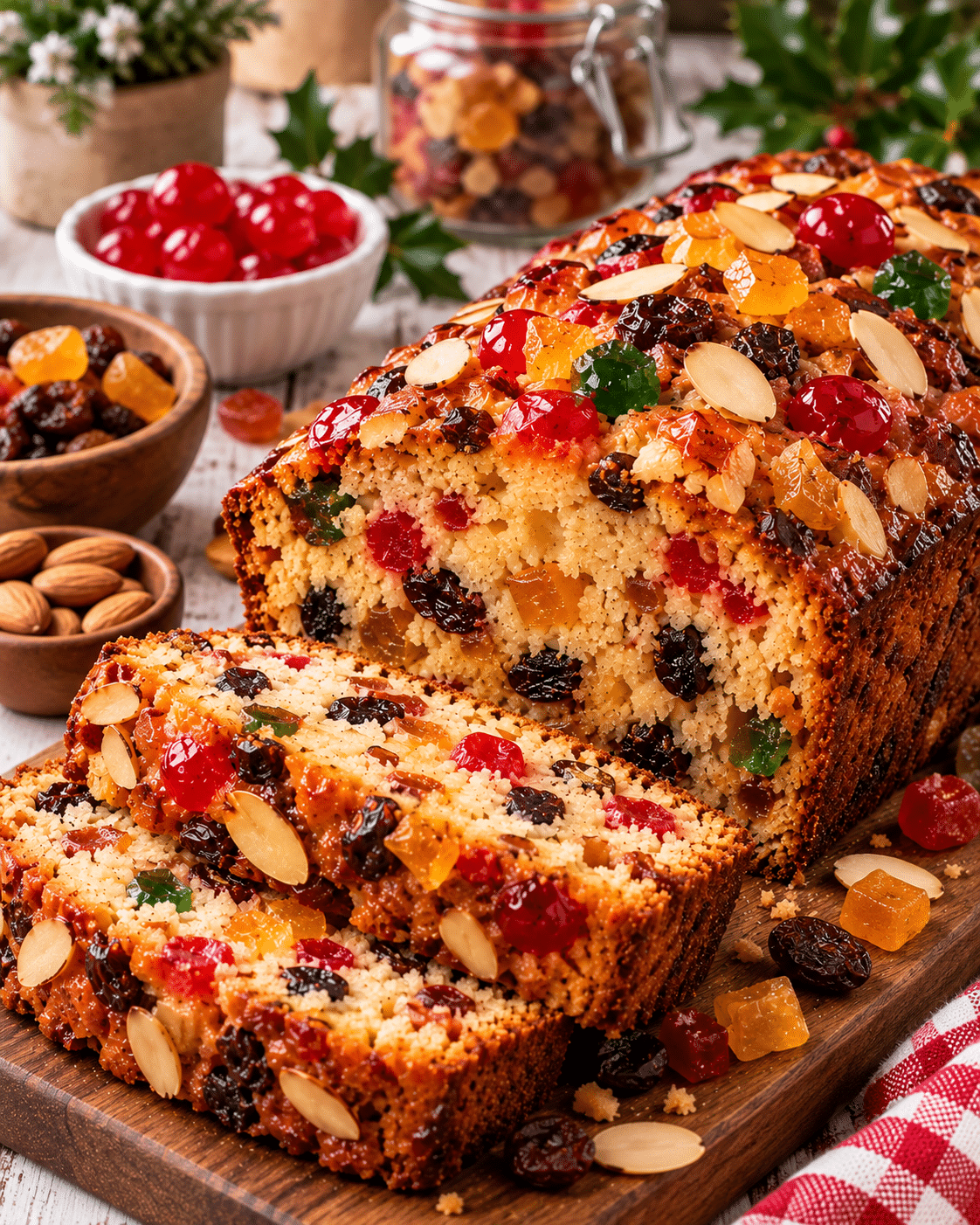 Cake de Noël aux fruits confits