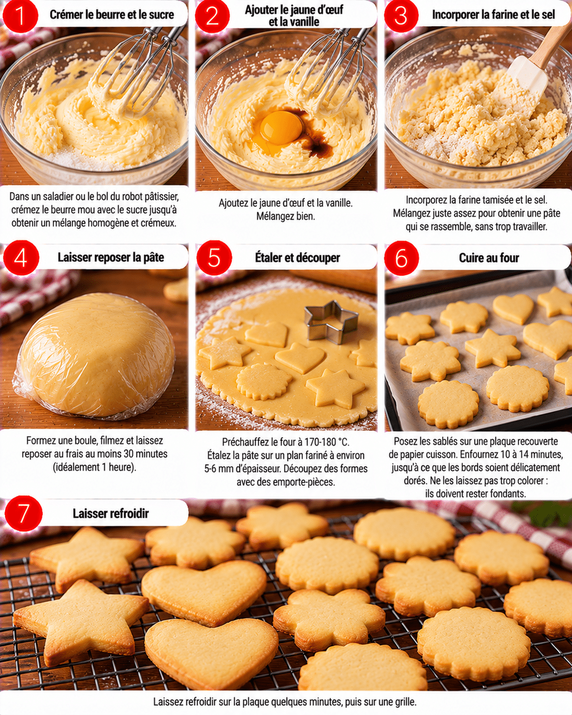 Sablés de Noël maison, fondants et délicieusement dorés Sablés de Noël maison, fondants et délicieusement dorés