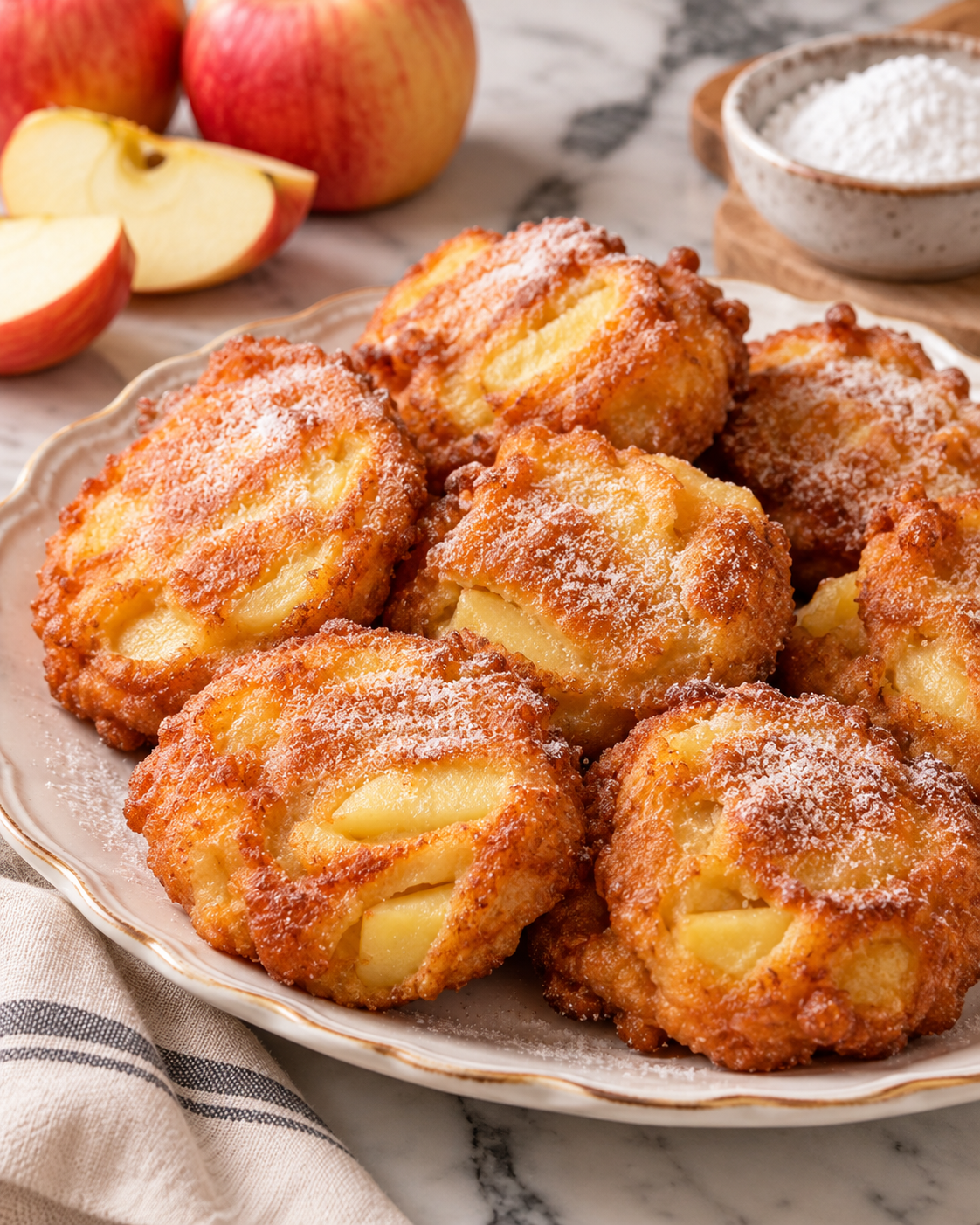 Beignets aux pommes au Cookeo : avec ou sans sucre dessus ?