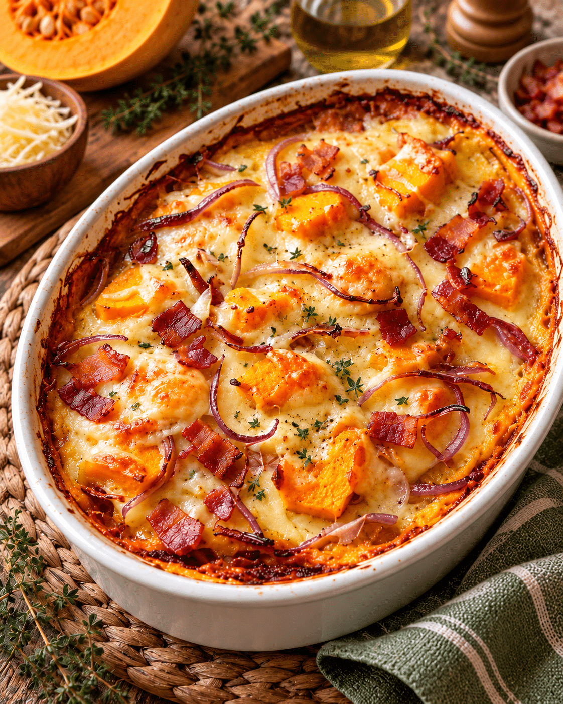 Tartiflette d’automne, crémeuse et bien gratinée