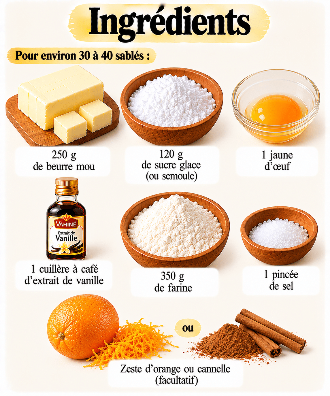 La Liste des Ingrédients : Sablés de Noël maison, fondants et délicieusement dorés : les biscuits qui sentent les fêtes