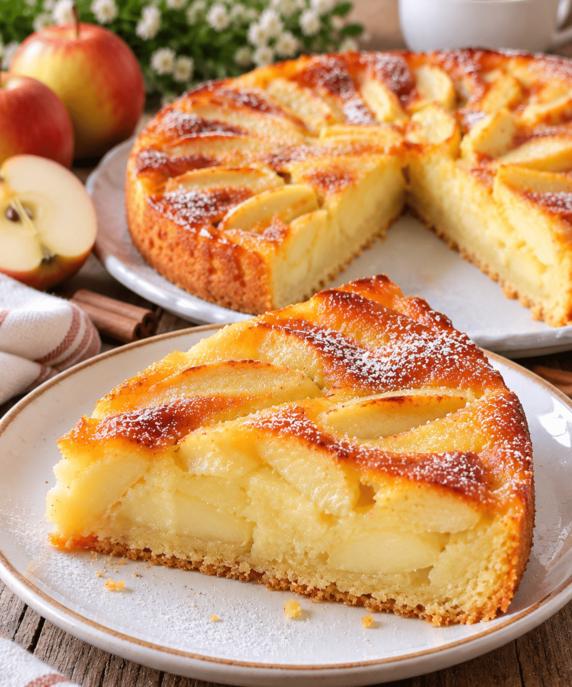Tarte normande aux pommes