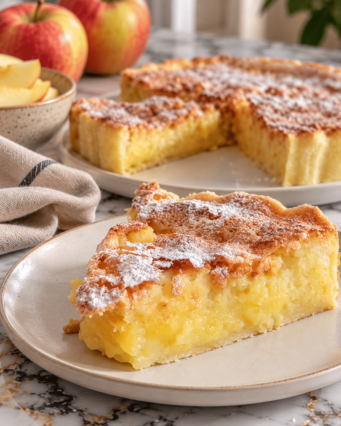 Tarte à l’ananas et aux amandes