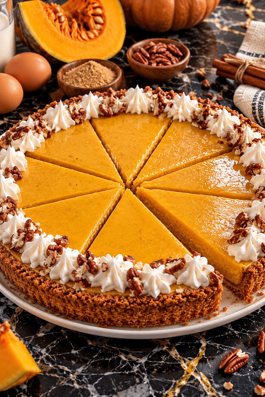 Pay cremoso de calabaza